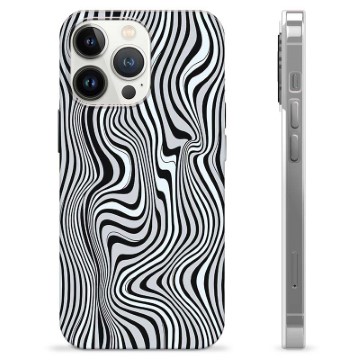 Capa de TPU - iPhone 13 Pro - Zebra Hipnotizante