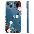Capa de TPU - iPhone 13 - Flores de Outono
