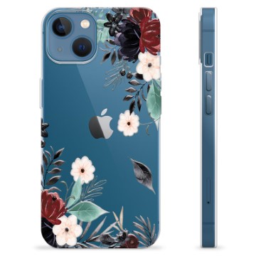 Capa de TPU - iPhone 13 - Flores de Outono