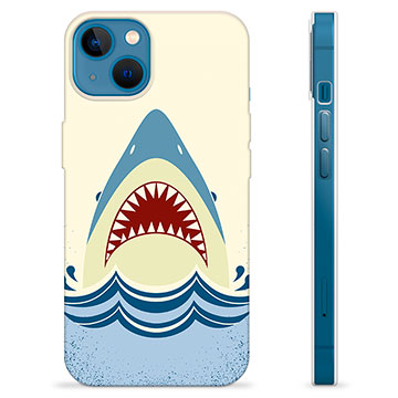 Capa de TPU - iPhone 13 - Mandíbulas de Tubarão