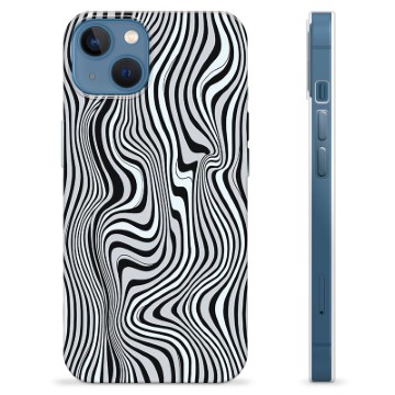 Capa de TPU - iPhone 13 - Zebra Hipnotizante