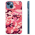 Capa de TPU - iPhone 13 - Camuflagem Rosa