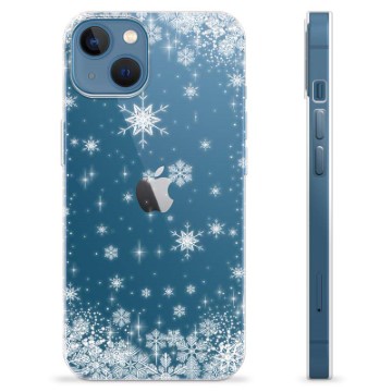 Capa de TPU - iPhone 13 - Flocos de Neve