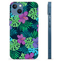 Capa de TPU - iPhone 13 - Flores Tropicais