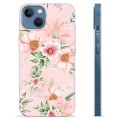 Capa de TPU - iPhone 13 - Flores em Aquarela