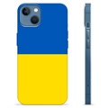 Capa de TPU Bandeira da Ucrânia  - iPhone 13 - Amarelo e azul claro