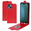 Bolsa Vertical com Ranhura de Cartão para iPhone 14 Max - Vermelho