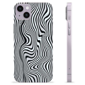 Capa de TPU - iPhone 14 Plus - Zebra Hipnotizante