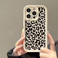 Capa TPU com impressão de leopardo para iPhone 14 Pro Max - Branco