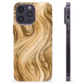 Capa de TPU - iPhone 14 Pro Max - Areia Dourada