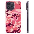 Capa de TPU - iPhone 14 Pro Max - Camuflagem Rosa