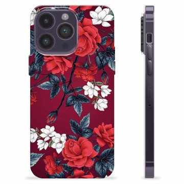 Capa de TPU - iPhone 14 Pro Max - Flores Vintage