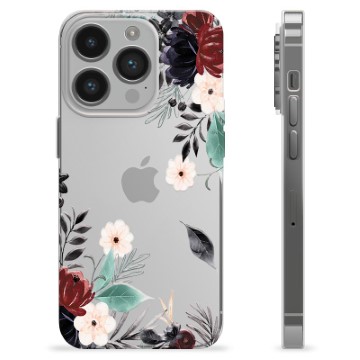 Capa de TPU - iPhone 14 Pro - Flores de Outono