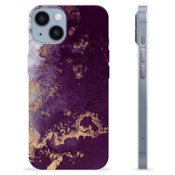 Capa de TPU - iPhone 14 - Ameixa Dourada
