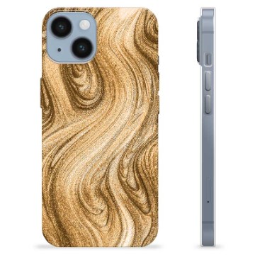 Capa de TPU - iPhone 14 - Areia Dourada