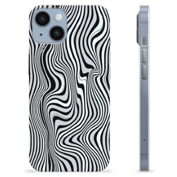 Capa de TPU - iPhone 14 - Zebra Hipnotizante