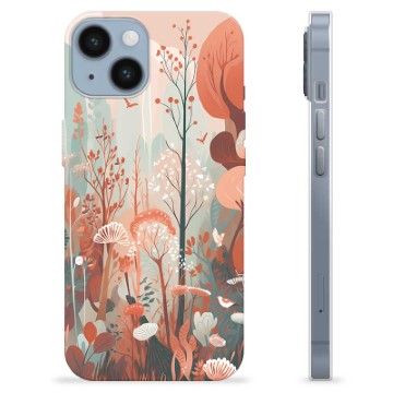 Capa de TPU - iPhone 14 - Floresta Antiga