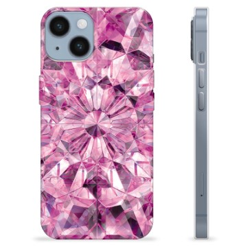 Capa de TPU - iPhone 14 - Cristal Rosa