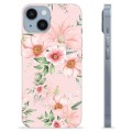 Capa de TPU - iPhone 14 - Flores em Aquarela