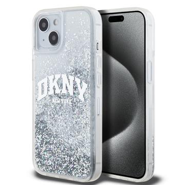 Capa para iPhone 15 DKNY Liquid Glitter Arch Logo