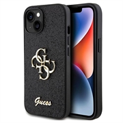 Capa Guess Fixed Glitter 4G Metal Logo para iPhone 15