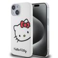 Capa Hello Kitty IML Kitty Cabeça para iPhone 15 - Branco