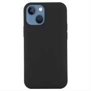 Capa de silicone líquido para iPhone 15 - Compatível com MagSafe - Preta