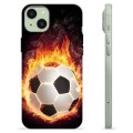 Capa de TPU - iPhone 15 Plus - Chama do Futebol