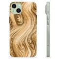 Capa de TPU - iPhone 15 Plus - Areia Dourada