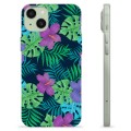 Capa de TPU - iPhone 15 Plus - Flores Tropicais
