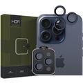 Protetor de Lente de Câmera Hofi Camring Pro+ para iPhone 15 Pro/15 Pro Max - Borda Marinho