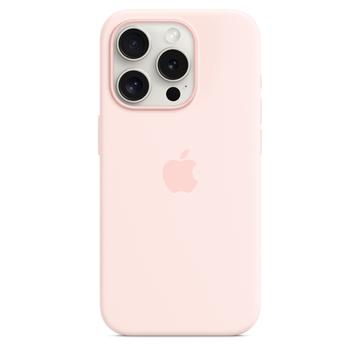 Capa em Silicone com MagSafe para iPhone 15 Pro Apple MT1F3ZM/A - Cor-de-Rosa Claro