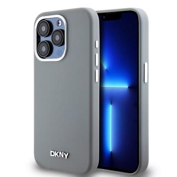 Capa para iPhone 15 Pro DKNY Liquid Silicone Metal Logo - Compatível com Magsafe