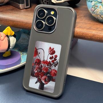 Capa DIY E-InkCase NFC para iPhone 15 Pro Max - Preto