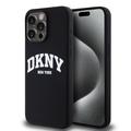Capa iPhone 15 Pro Max DKNY Liquid Silicone Arch Logo - Compatível com MagSafe - Preto