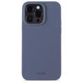 Capa de silicone Holdit para iPhone 15 Pro Max - Azul Pacific