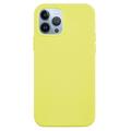 Capa de Silicone Líquido para iPhone 15 Pro Max - Amarelo