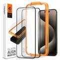 Protetor de Ecrã - 9H - Spigen ALM Glas.tR para iPhone 15 Pro Max - 2 Unidades