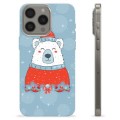 Capa de TPU - iPhone 15 Pro Max - Urso de Natal