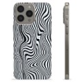 Capa de TPU - iPhone 15 Pro Max - Zebra Hipnotizante