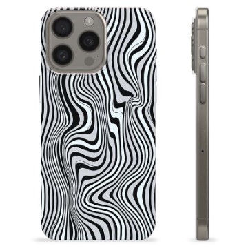 Capa de TPU - iPhone 15 Pro Max - Zebra Hipnotizante