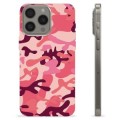 Capa de TPU - iPhone 15 Pro Max - Camuflagem Rosa