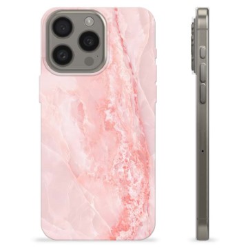 Capa de TPU - iPhone 15 Pro Max - Mármore Rosa
