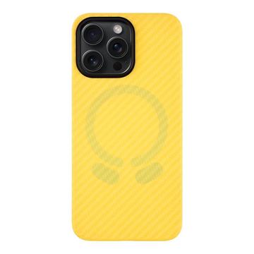 Capa tática MagForce Aramida Industrial para iPhone 15 Pro Max - Amarelo