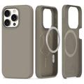Capa Tech-Protect Silicone MagSafe para iPhone 15 Pro Max - Titânio