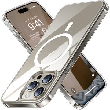 Capa TPU Torras X-Shock MagSafe para iPhone 15 Pro Max - Transparente