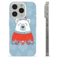 Capa de TPU - iPhone 15 Pro - Urso de Natal
