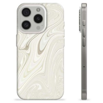Capa de TPU - iPhone 15 Pro - Mármore Pérola