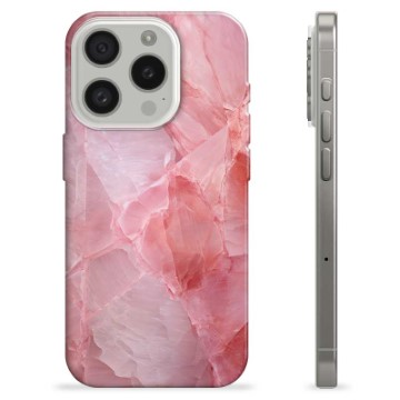 Capa de TPU - iPhone 15 Pro - Quartzo Rosa