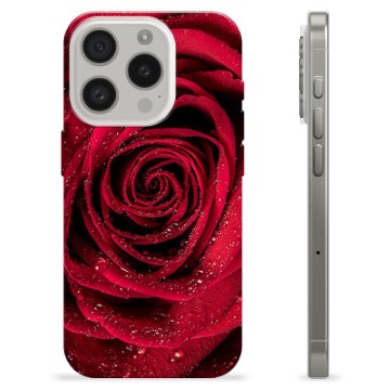 Capa de TPU - iPhone 15 Pro - Rosa